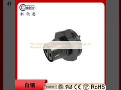 IP67 Πίνακα Mount Αδιάβροχο συνδετήρα γυναικεία καρφίτσα έλαση συγκολλημένη 3 4 πυρήνα πρίζα