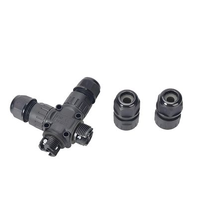 Αγορά M25x1.5 3-Pin Screw Locking IP68 Waterproof Through-Type Connector διαδικτυακή κατασκευή