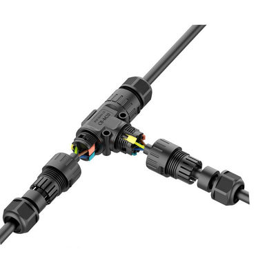 Σύνδεσμος Φωτισμού Εξωτερικού Χώρου M20 IP68 Αδιάβροχος 24A Υψηλής Ισχύος Προσαρμογέας Νάιλον PA66