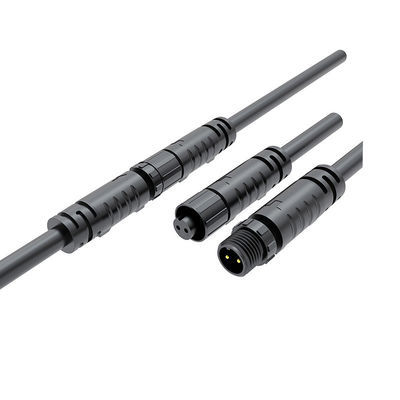 IP68 Νάιλον επικαλυμμένο M8 Αδιάβροχο αρσενικό θηλυκό σύνδεσμο για έξυπνο ελεγκτή γεωργικής μηχανής