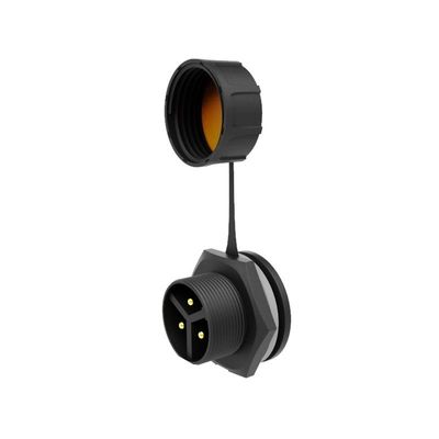 M20 Προσωρινός 3-Core βιδωτό νήμα ανθεκτικό σε υπεριώδη ακτινοβολία ανθεκτικό σε νερό πίνακα Mount Connector για μικροηλιακό μετατροπέα