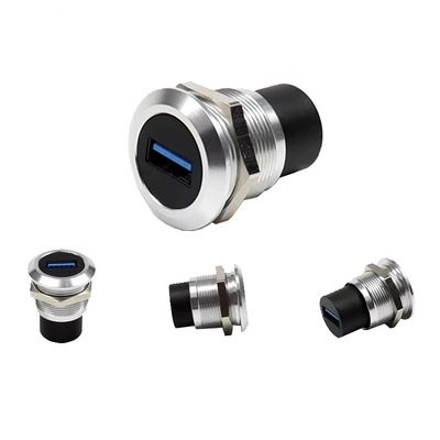 Αδιάβροχος σύνδεσμος panel mount IP67 τύπου Screw-less με τάση λειτουργίας 500V για βιομηχανικές εφαρμογές