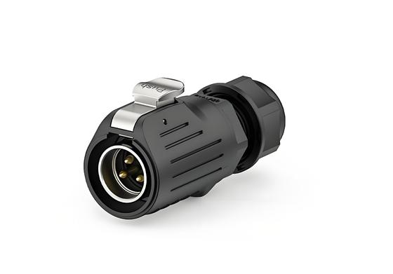 LP20 3-Core 20A IP68 Waterproof Connector Metal Plastic