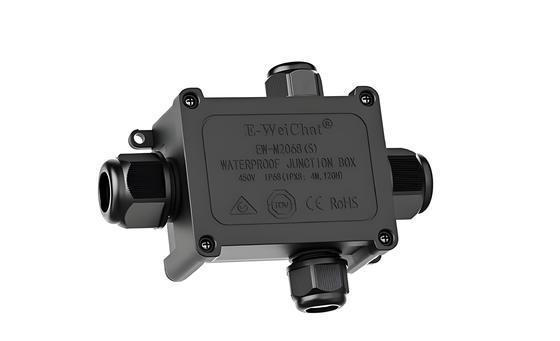 Αδιάβροχο Κουτί Διακλάδωσης Διασύνδεσης 1in3Out Καλωδιακή Διέλευση για Ηλεκτρικές Συνδέσεις Δεδομένων